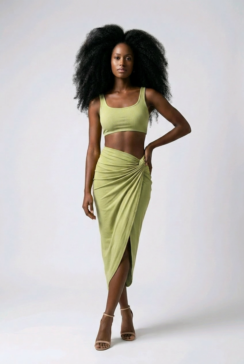 Matcha Babe Skirt Set