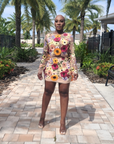 Miley 3D Floral 2pc Skirt Set