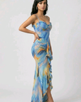 Blue Wave Flamenco Dress