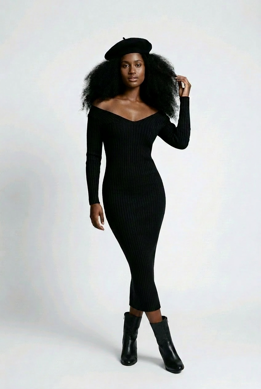 Camilla Ribbed Dress
