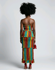 Island Gyal Smocked Maxi Dress