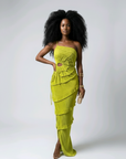 Jardin Luxe Ruffle Dress