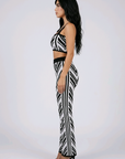 Geometric Bandage Pants Set