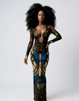 Monarch Butterfly Maxi Dress