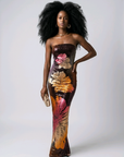 Cattleya Orchid Tube Dress