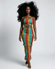 Island Gyal Smocked Maxi Dress