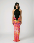 Radiant Bloom Maxi Dress