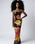 Cattleya Orchid Tube Dress