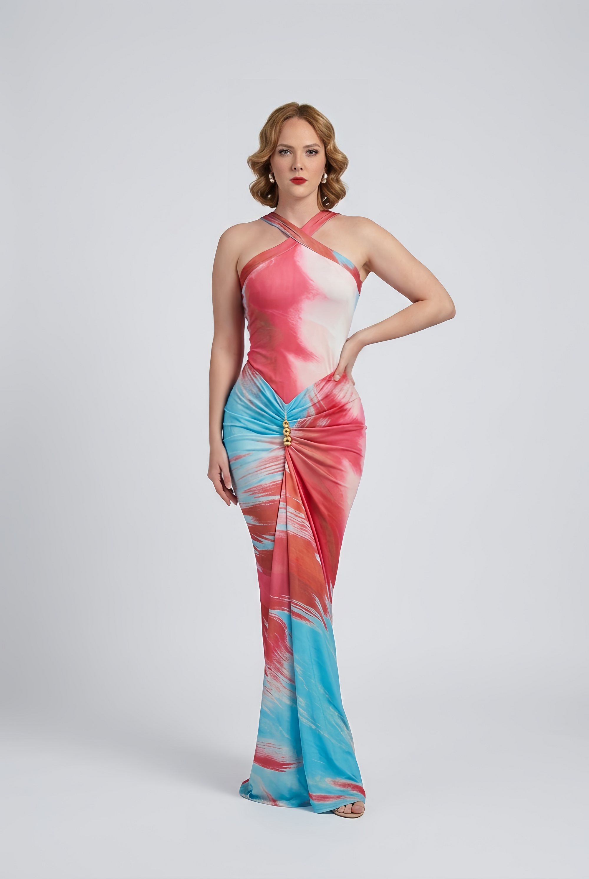Palm Breeze Maxi Dress