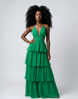 Jade Ruffle Maxi Dress