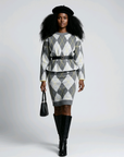 Argyle Skirt Set