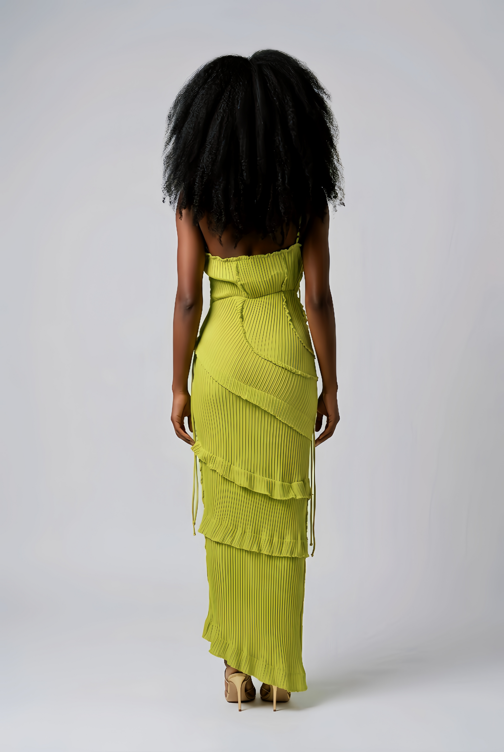 Jardin Luxe Ruffle Dress