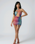 Karlie Ombre Halter Dress