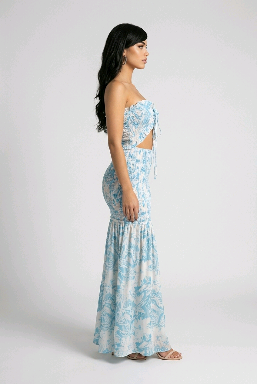 Madison Smocked Maxi Dress