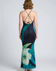 Emerald Bloom Maxi Dress