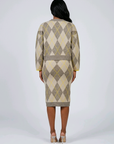 Argyle Skirt Set
