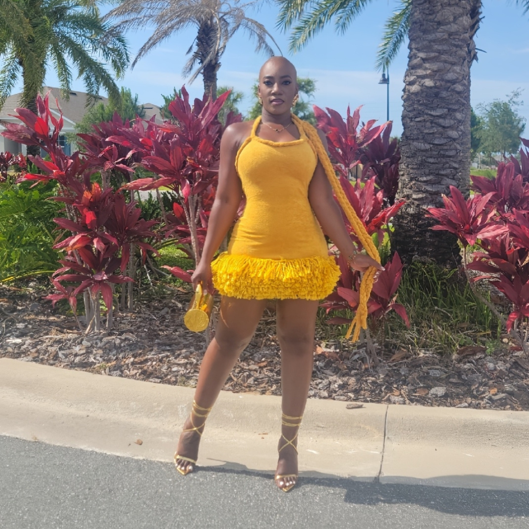 Under The Sunset Fringe Dress