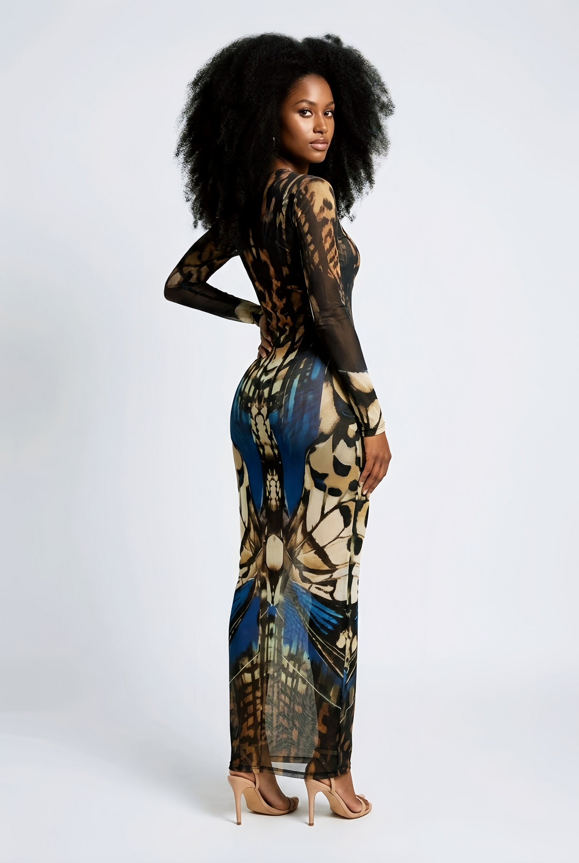 Monarch Butterfly Maxi Dress