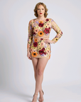 Miley 3D Floral Skirt Set