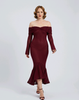 Brandy Off Shoulder Dress