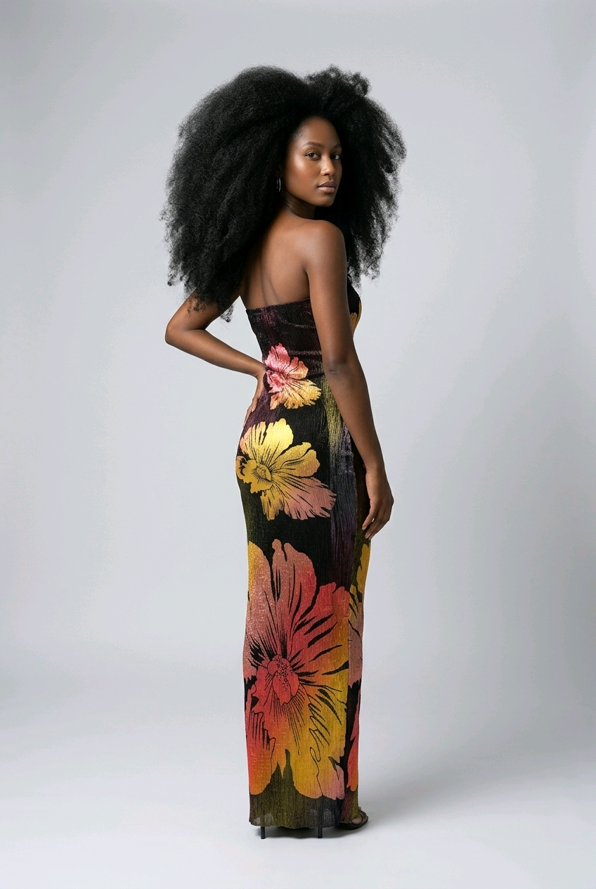 Cattleya Orchid Tube Dress