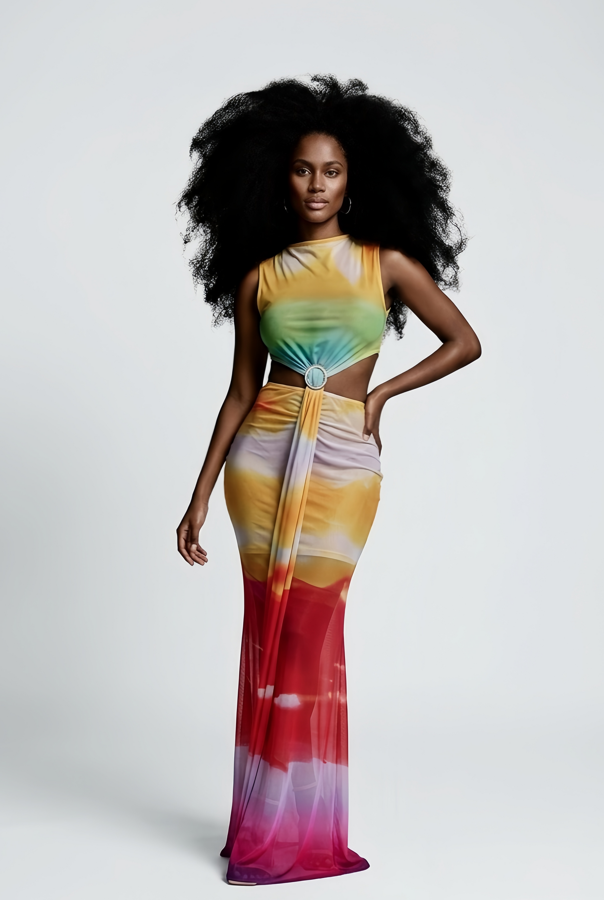 Ocean Fire Mermaid Dress