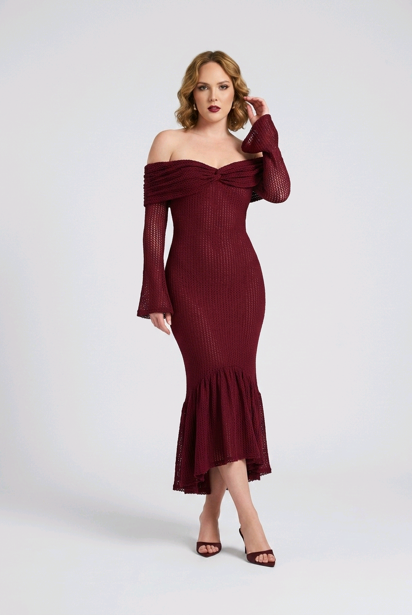 Brandy Off Shoulder Dress