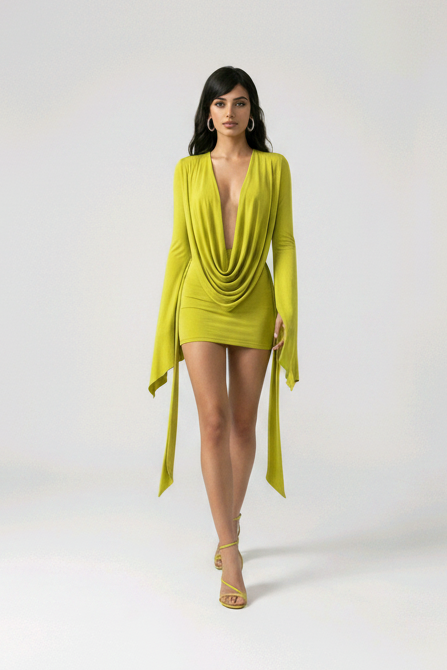 Pocahontas Cowl Dress