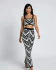 Geometric Bandage Pants Set