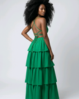 Jade Ruffle Maxi Dress