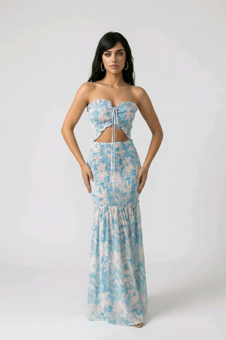 Madison Smocked Maxi Dress