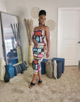 Truck Stop Crossback Midi Dress