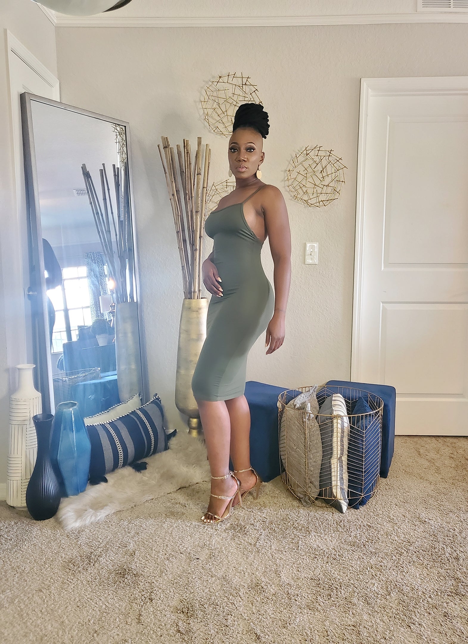 Summer Babe Cross Back Mini Dress