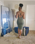 Summer Babe Cross Back Mini Dress