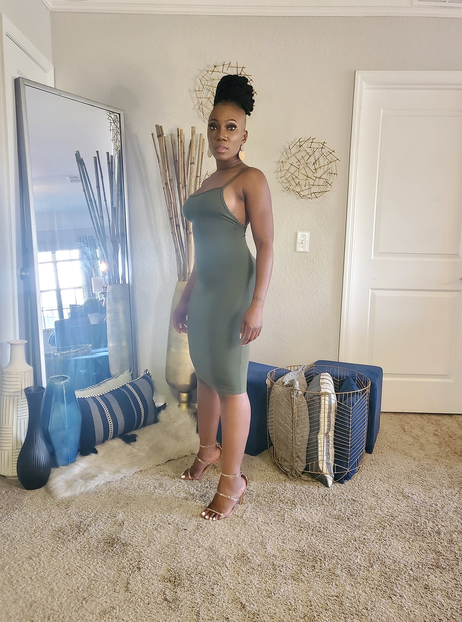 Summer Babe Cross Back Mini Dress