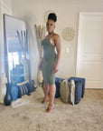Summer Babe Cross Back Mini Dress