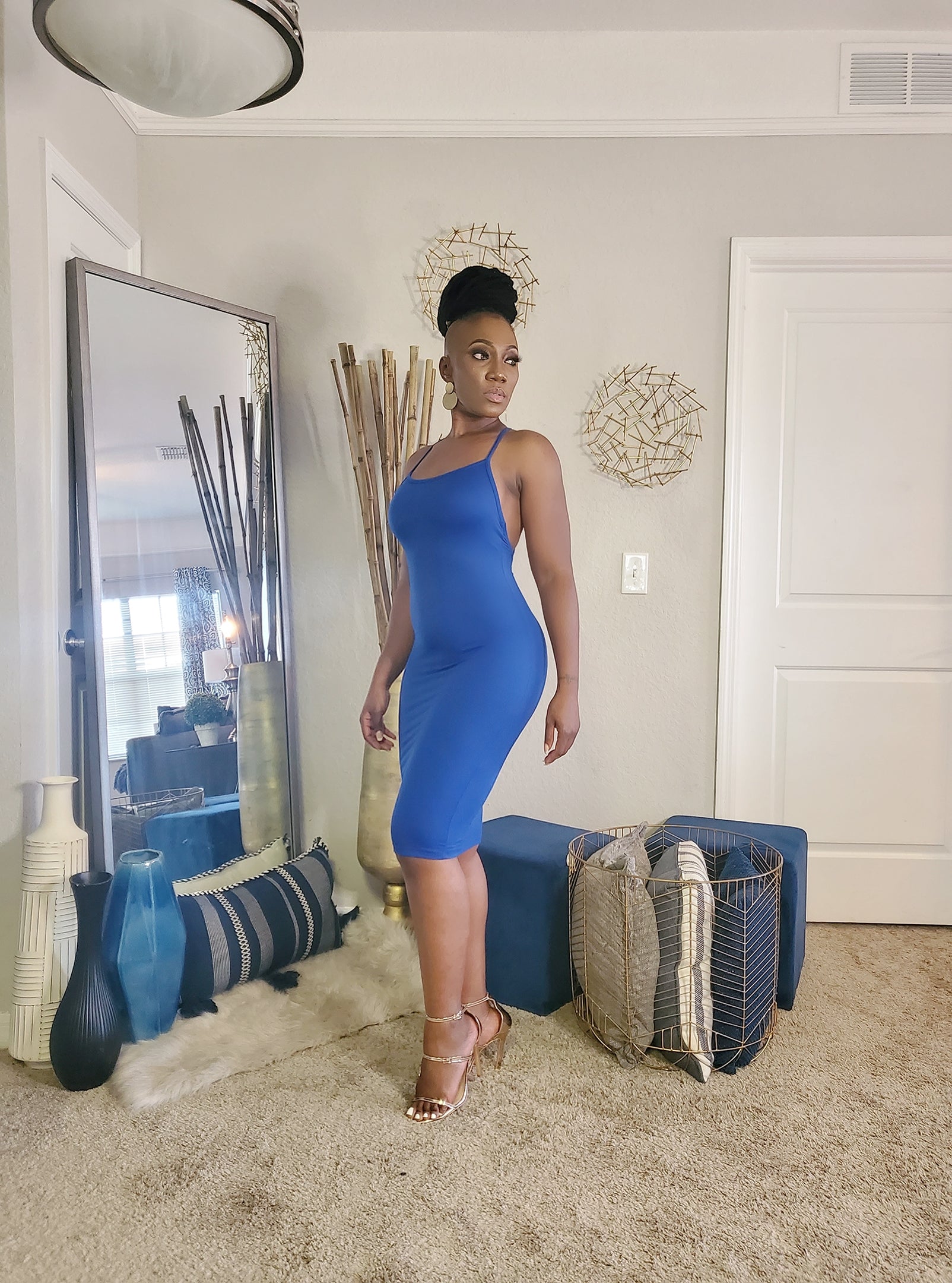 Summer Babe Cross Back Mini Dress