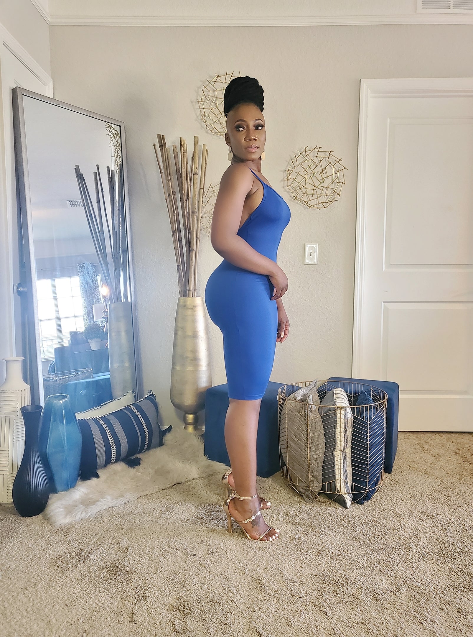 Summer Babe Cross Back Mini Dress