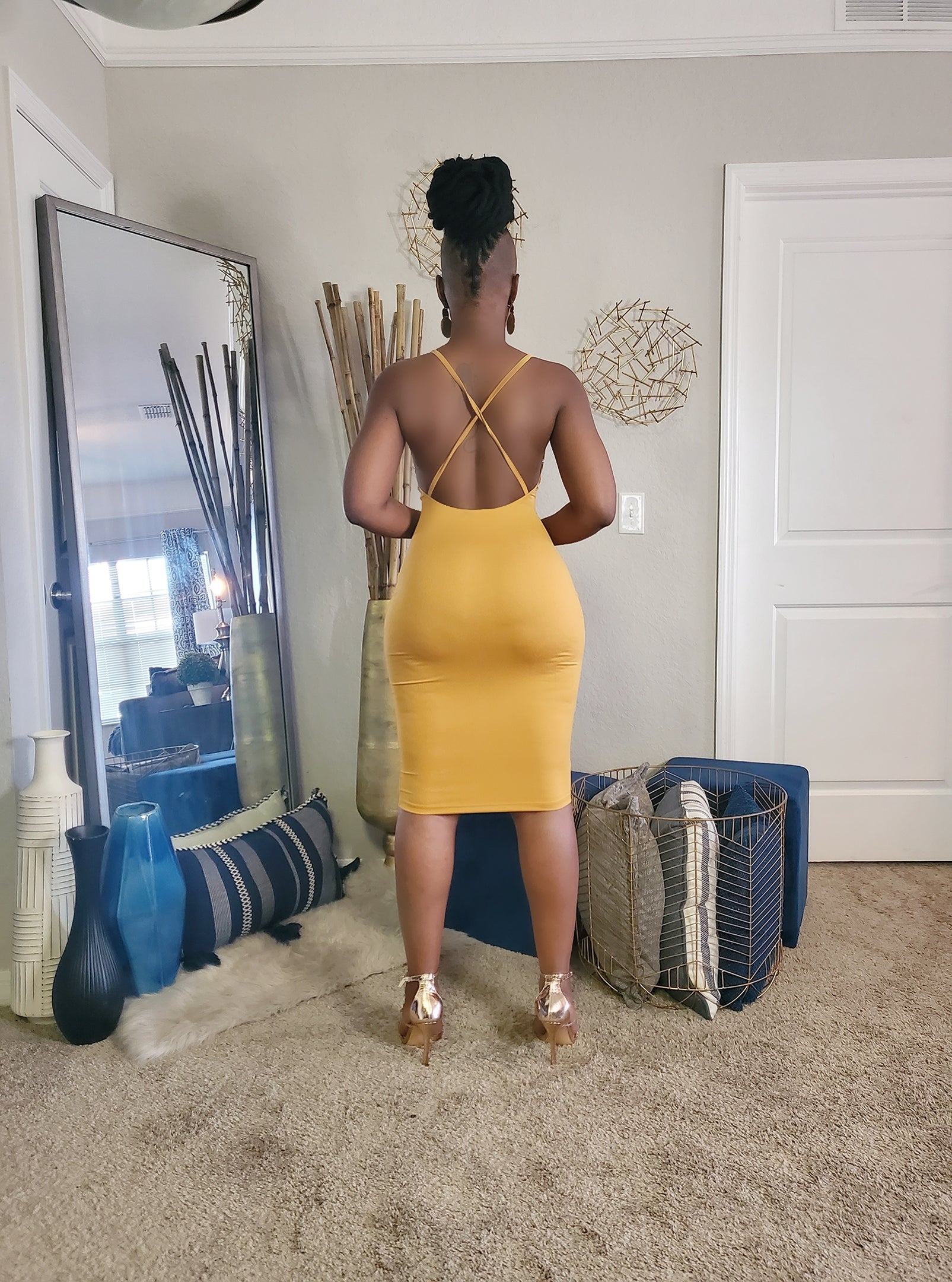 Summer Babe Cross Back Mini Dress