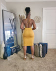 Summer Babe Cross Back Mini Dress