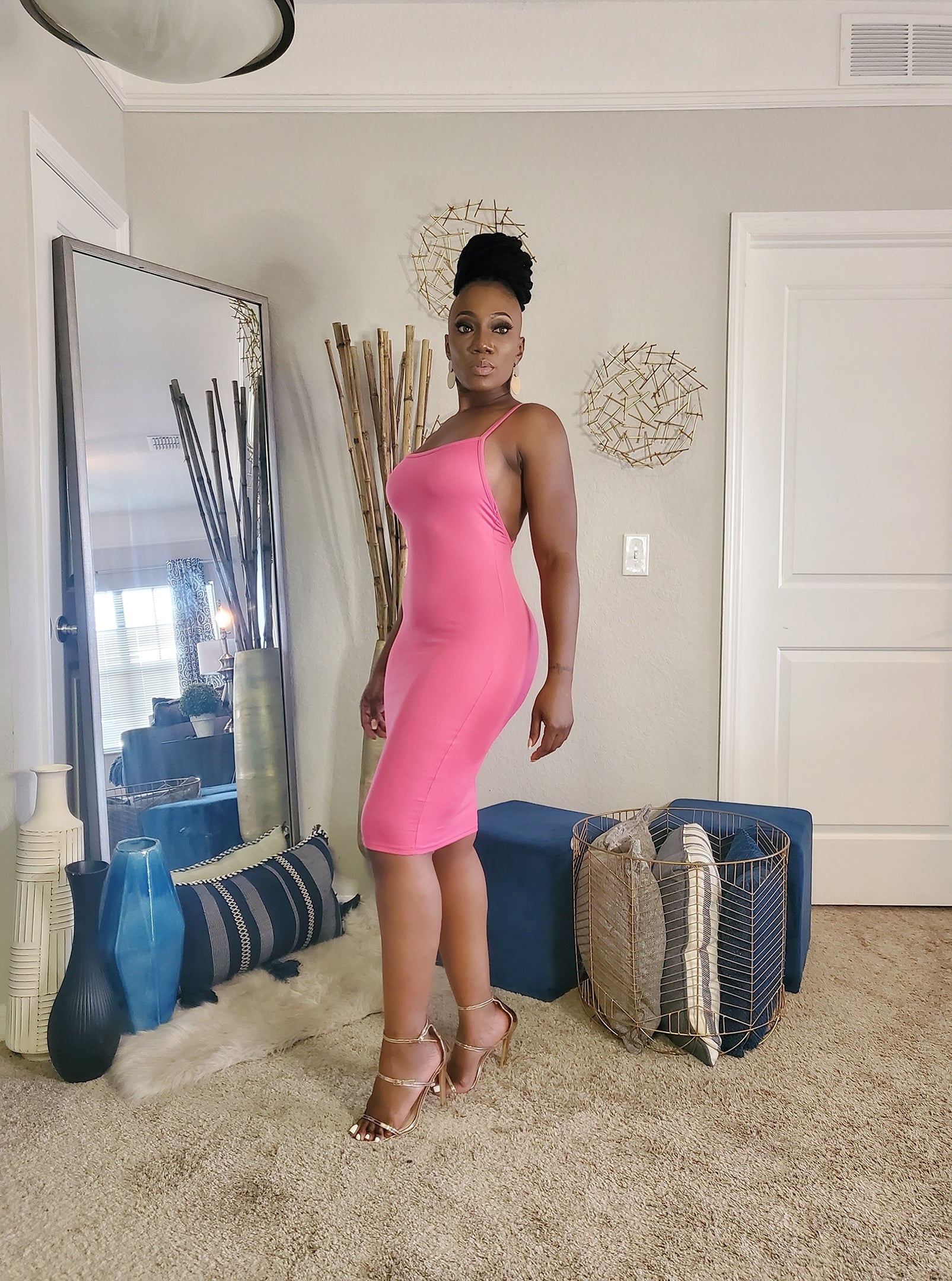 Summer Babe Cross Back Mini Dress