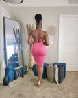 Summer Babe Cross Back Mini Dress