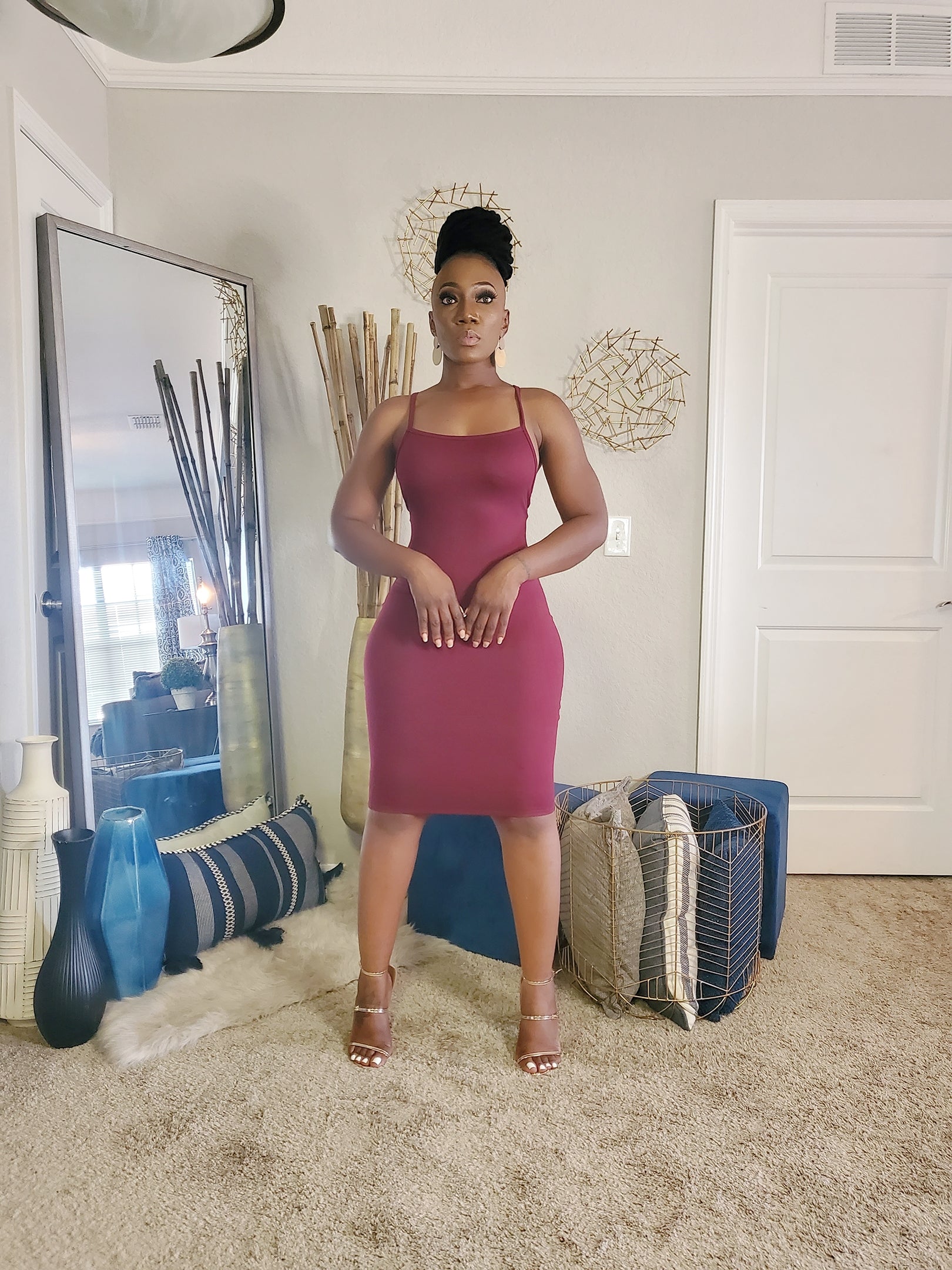 Summer Babe Cross Back Mini Dress
