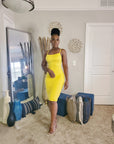 Summer Babe Cross Back Mini Dress