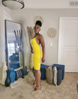 Summer Babe Cross Back Mini Dress