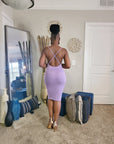 Summer Babe Cross Back Mini Dress