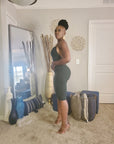 Summer Babe Cross Back Mini Dress