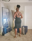 Summer Babe Cross Back Mini Dress