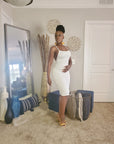 Summer Babe Cross Back Mini Dress