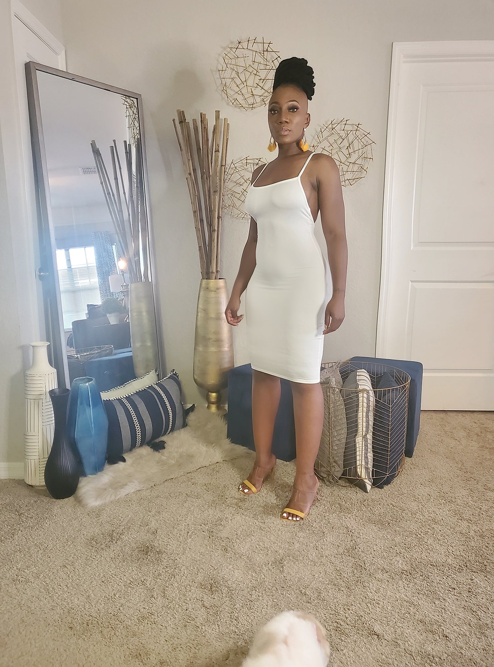 Summer Babe Cross Back Mini Dress